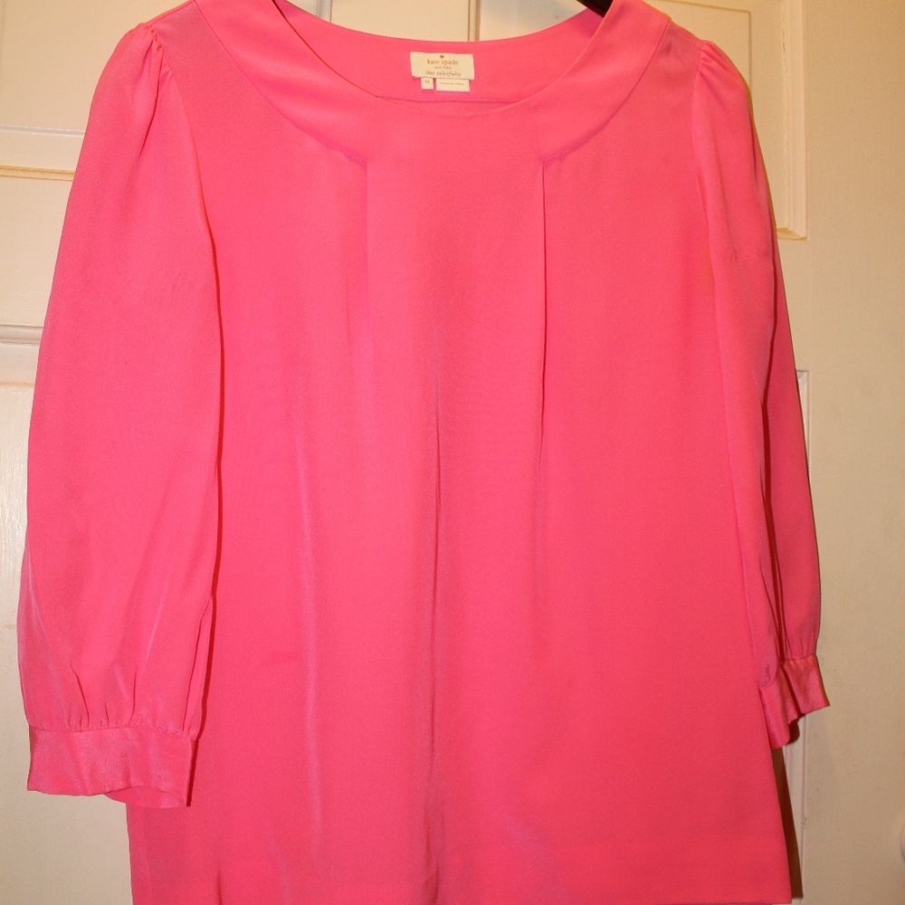 kate spade njmu2055 silk blouse